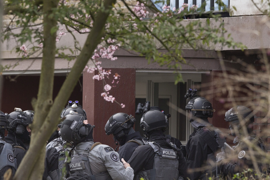 Holandskí protiteroristickí policajti pred