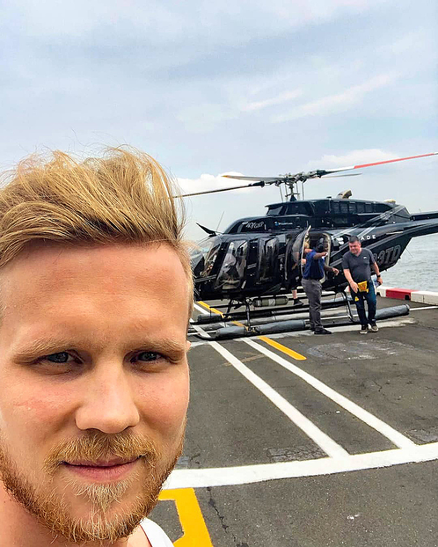 Slovenský reprezentant sa do helikoptéry