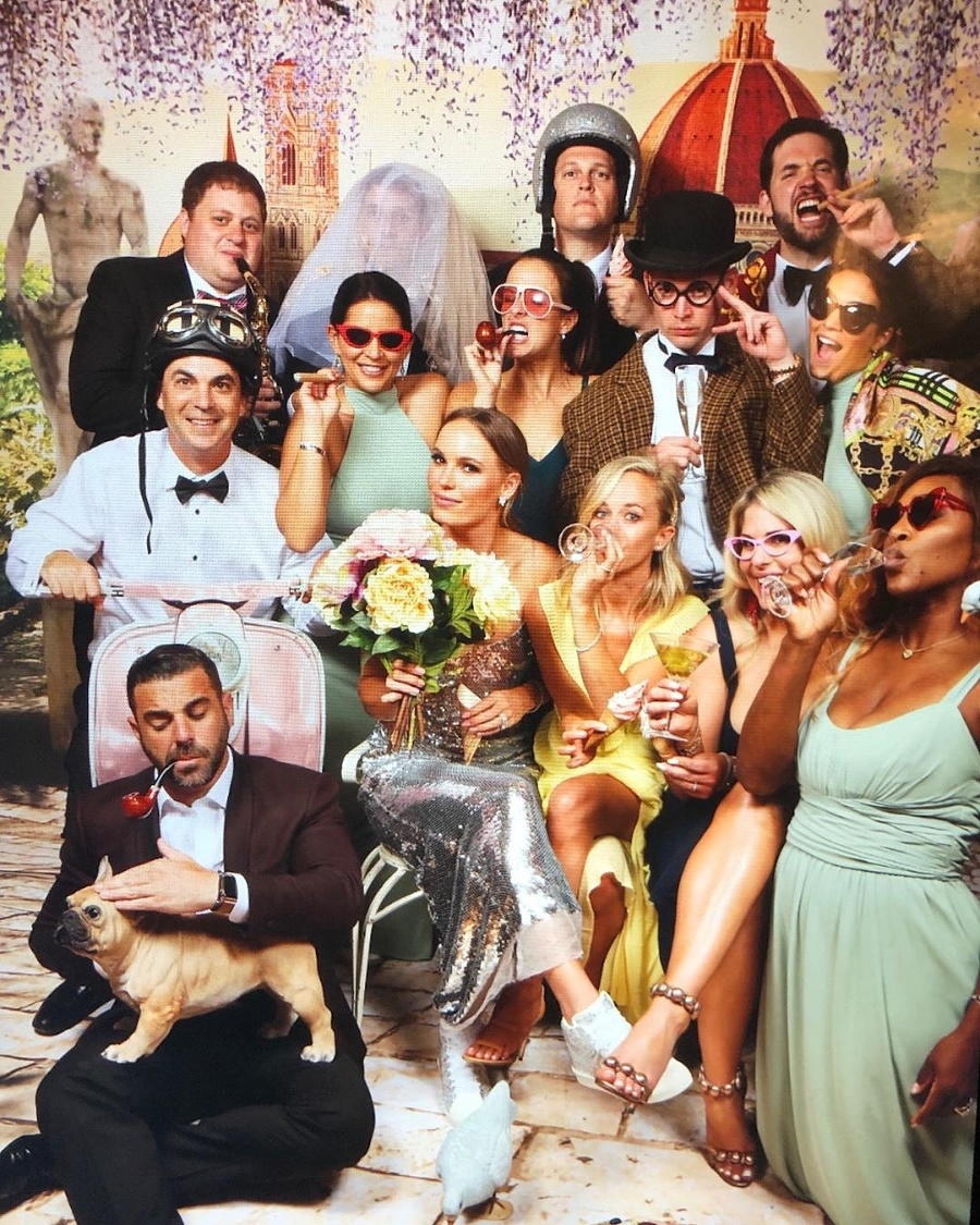 Snímka zo svadby Wozniackej