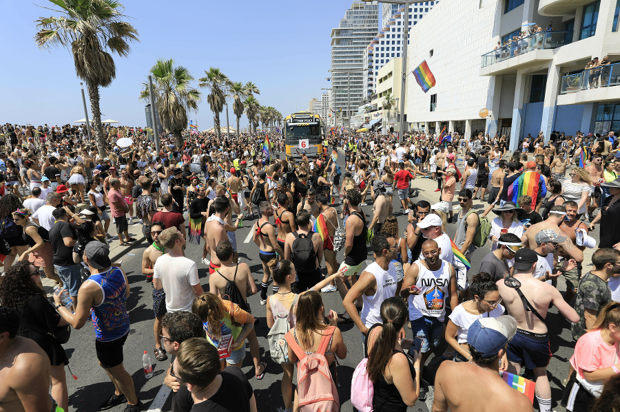 Pochod LGBTI v Tel