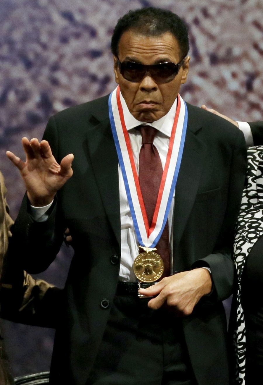 Boxerská legenda Muhammad Ali.