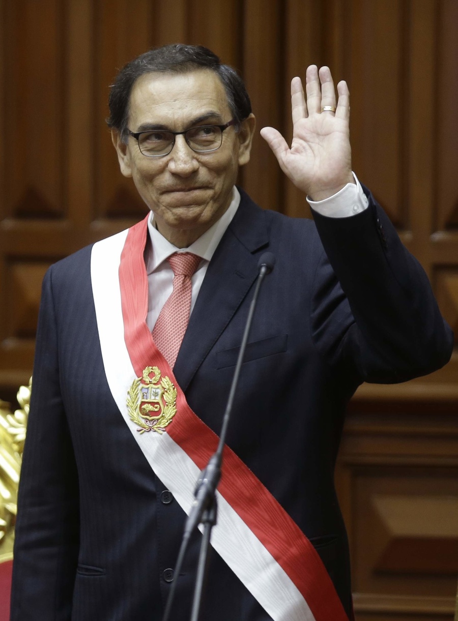 Peruánsky prezident Martín Vizcarra.