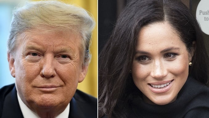 Trump a Meghan sú