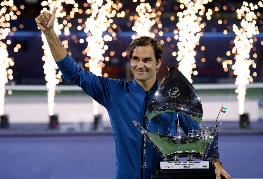 Roger Federer vyhral zápas