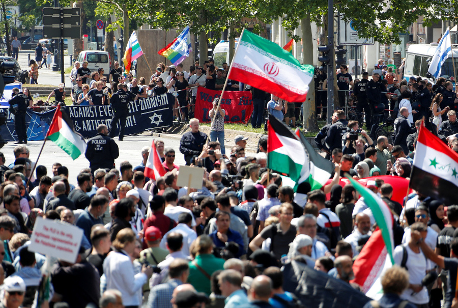 V Berlíne sa protestovalo