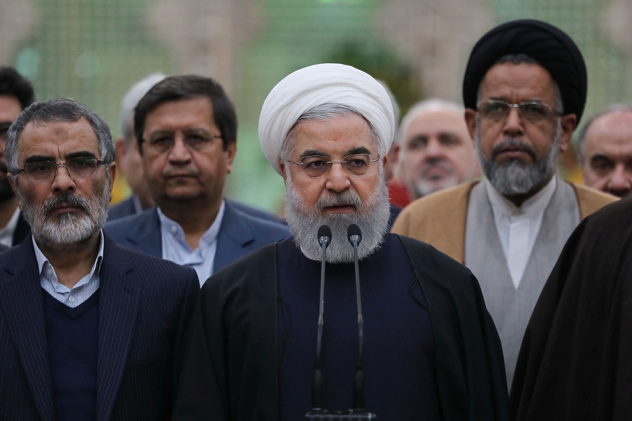 Iránsky prezident Hassan Rouhani.