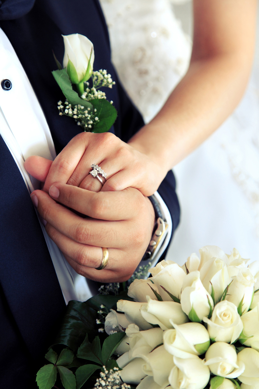 Holding Hands, Wedding Ring,