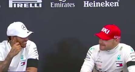 Lewis Hamilton a Valtteri