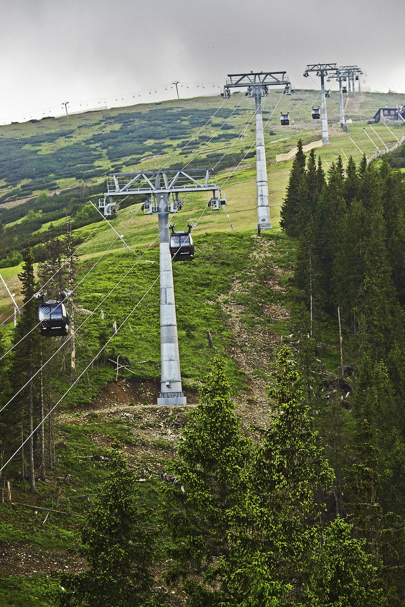 Kabínková lanovka v Jasnej