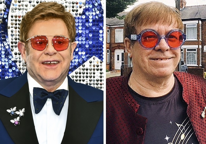 Naľavo je skutočný Elton