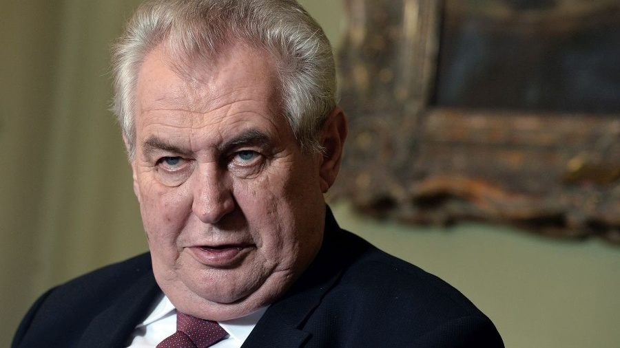 Český prezident Miloš Zeman.