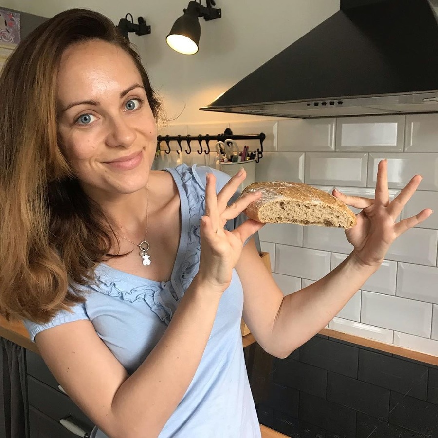 Lenka Vavrinčíková bez make upu.