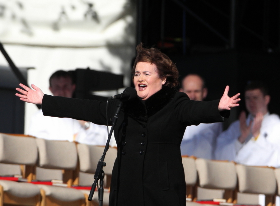 Susan Boyle spieva pred