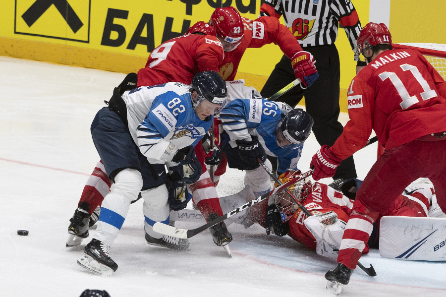 Semifinále Rusko - Fínsko.