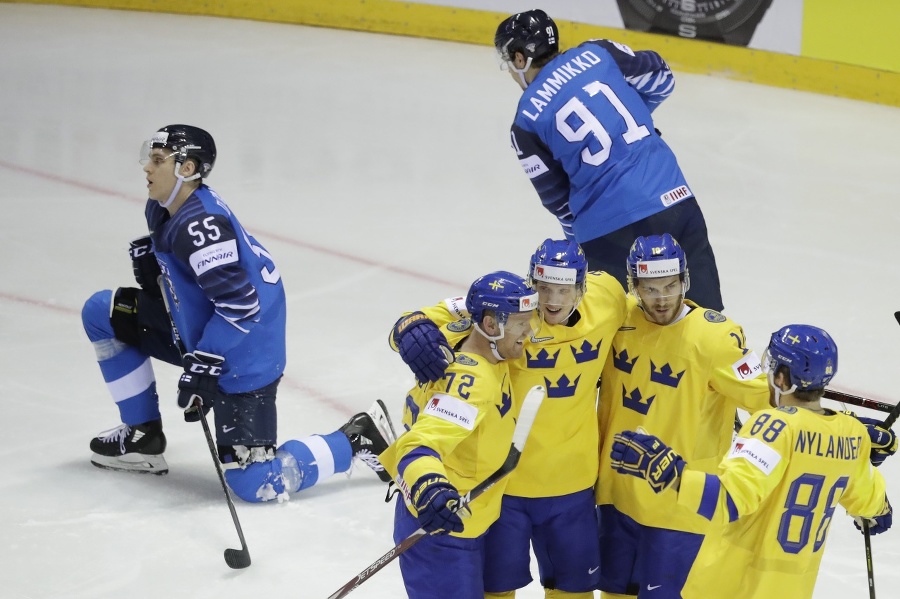 Zápas Fínsko - Švédsko.