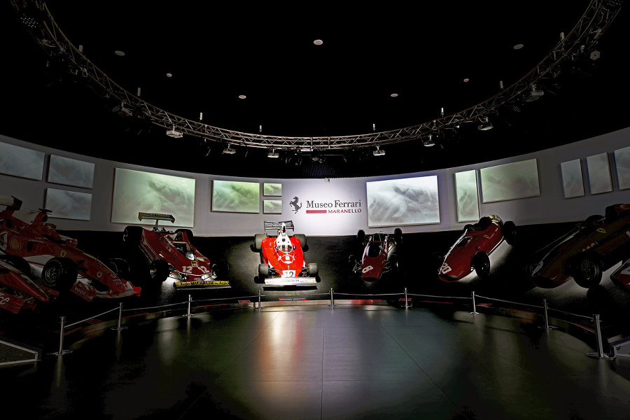 Múzeum Ferrari v Maranelle:svietia iba