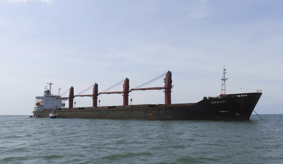 Najväčšia severokórejska nákladná loď