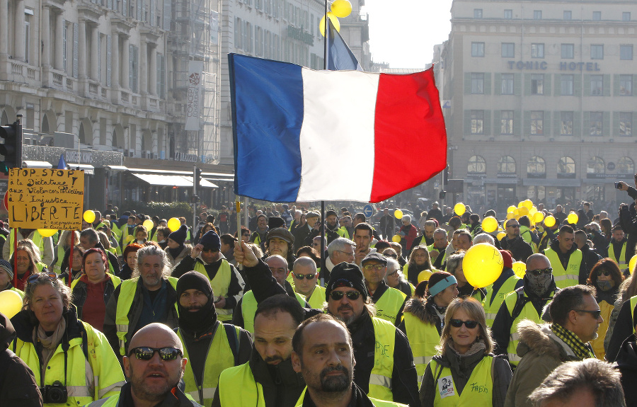 Protestujúci v žltých vestách