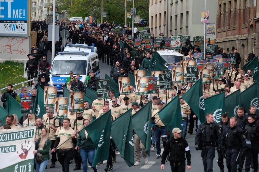 Protesty v Plauene pobúrili