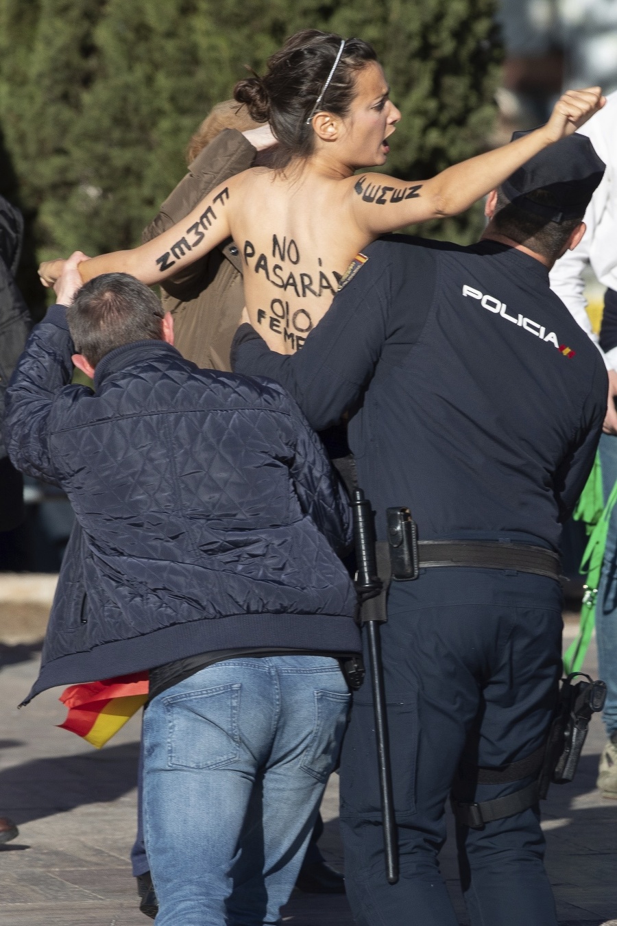 Príslušníčky ženského hnutia Femen