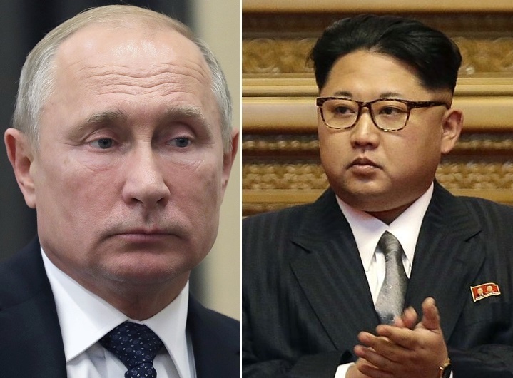 Vladimir Putin a Kim