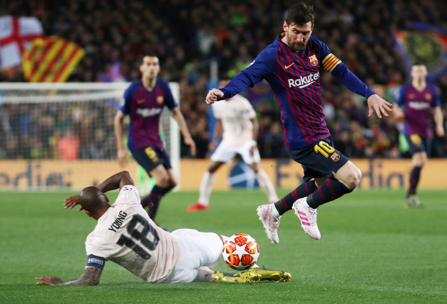 Messi zničil United dvoma