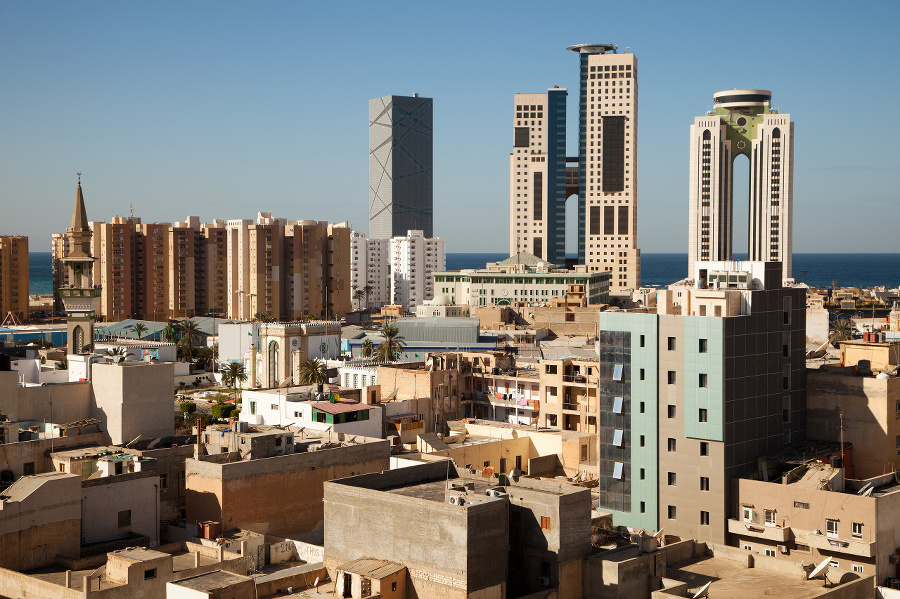 Libya capital Tripoli skyline