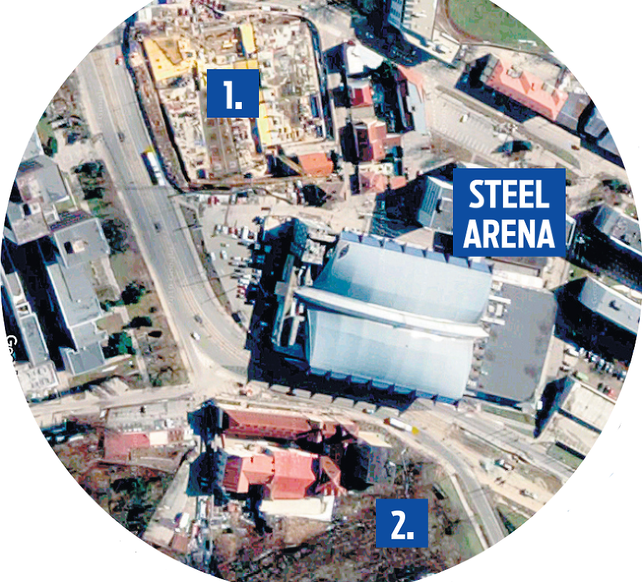 Steel Arena. 1.Business centrum,