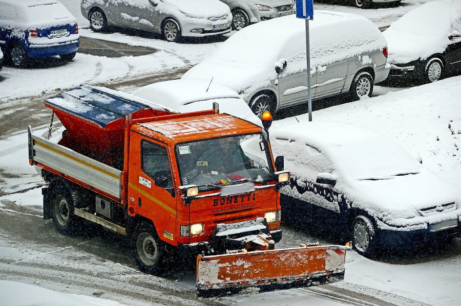 Zimnú údržbu zabezpečoval ešte