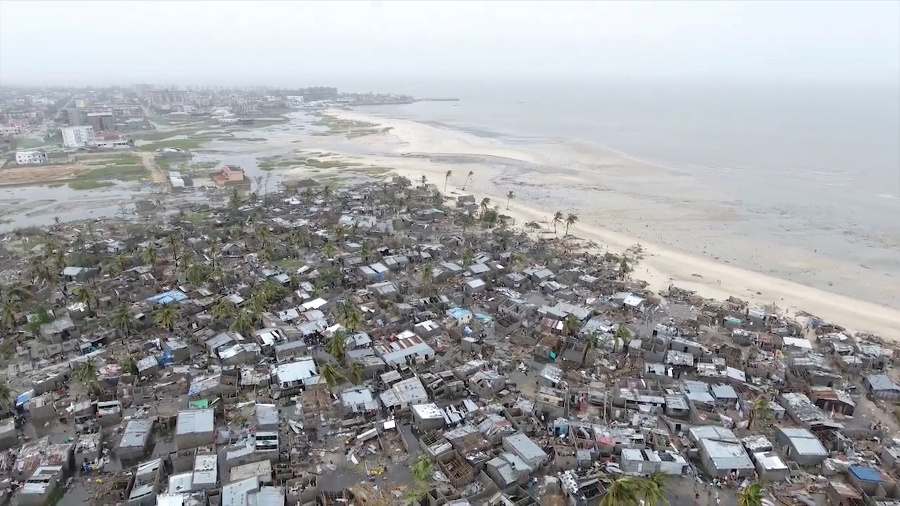 Cyklón Idai spustošil Mozambik.