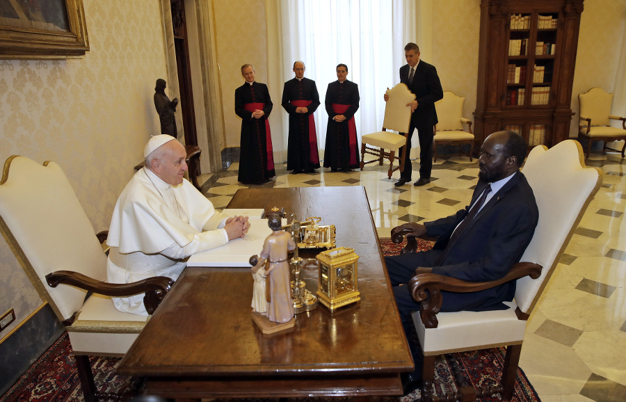 Pápež na stretnutí s