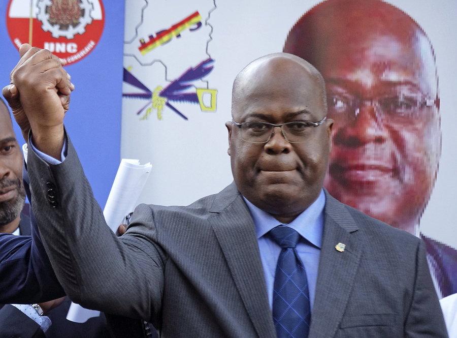Konžský prezident Félix Tshisekedi.