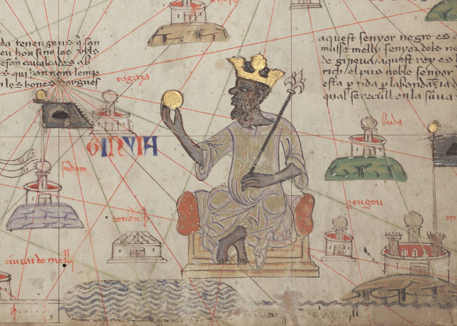 Dobové vyobrazenie malijského kráľa