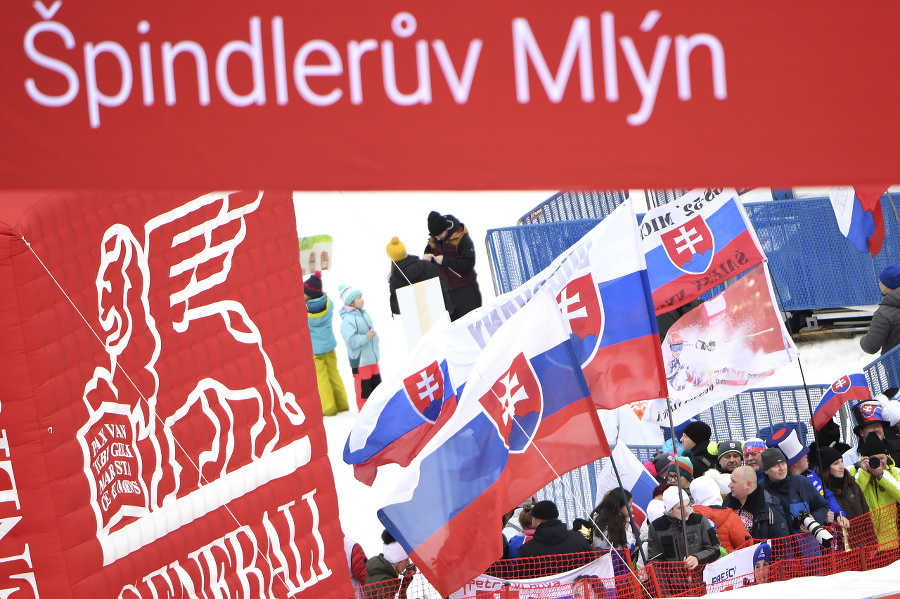 Slovenskí fanúšikovia zaplavili Špindleruv