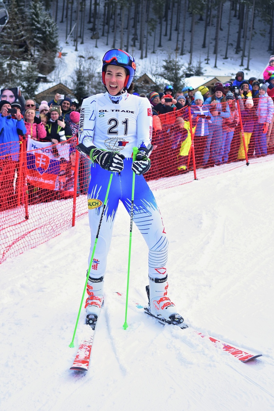 Na snímke slovenská slalomárka