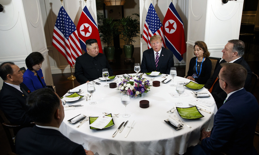 Trump a Kim počas