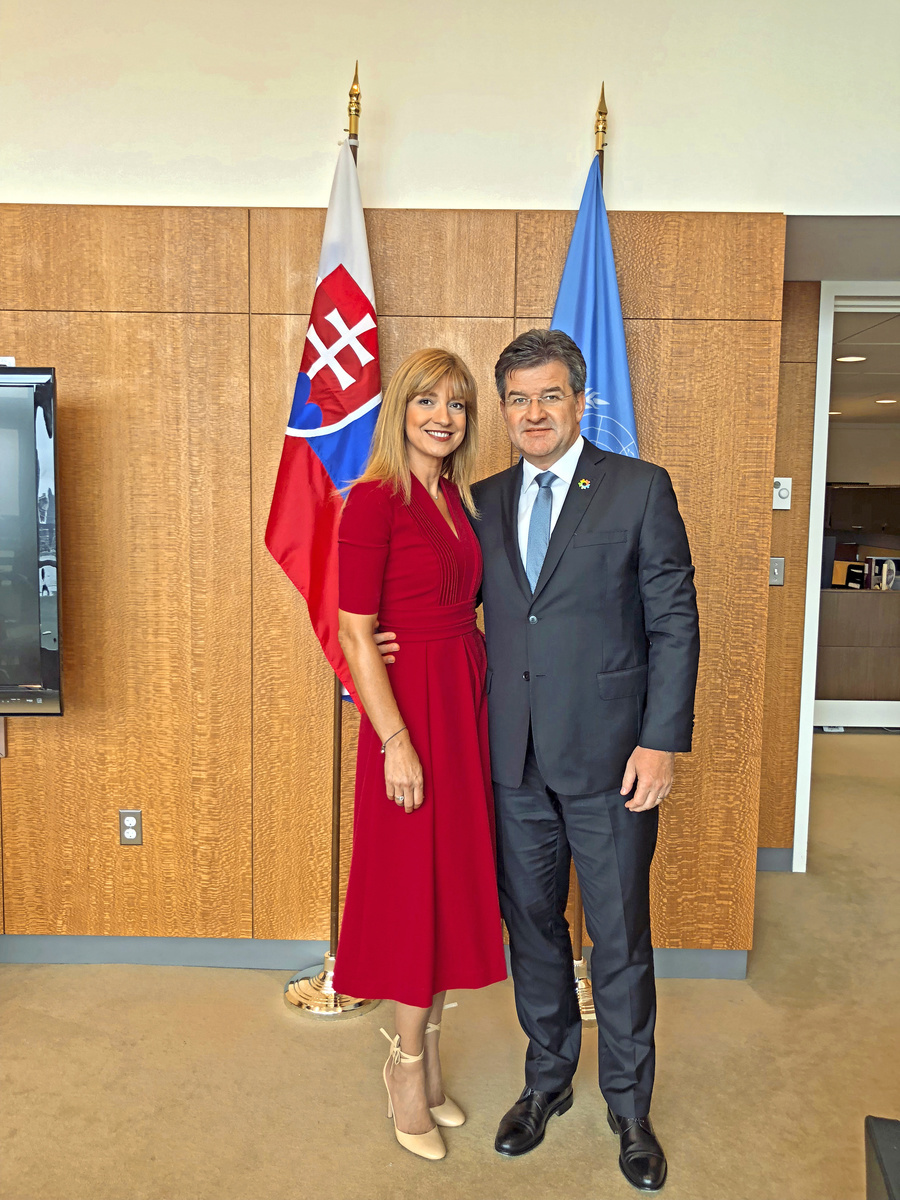  Jarmila Lajčáková-Hargašová a Miroslav Lajčák