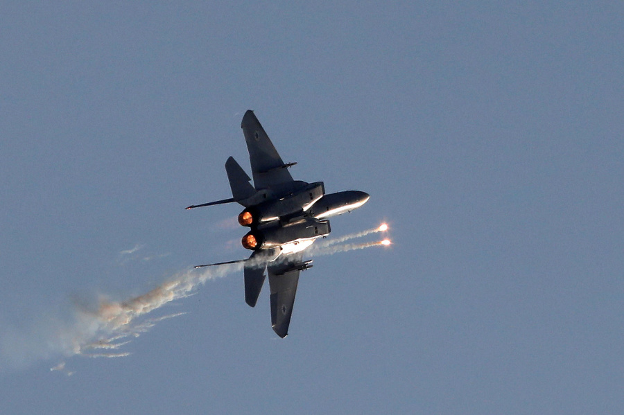 Izraelská stíhačka F-15 v