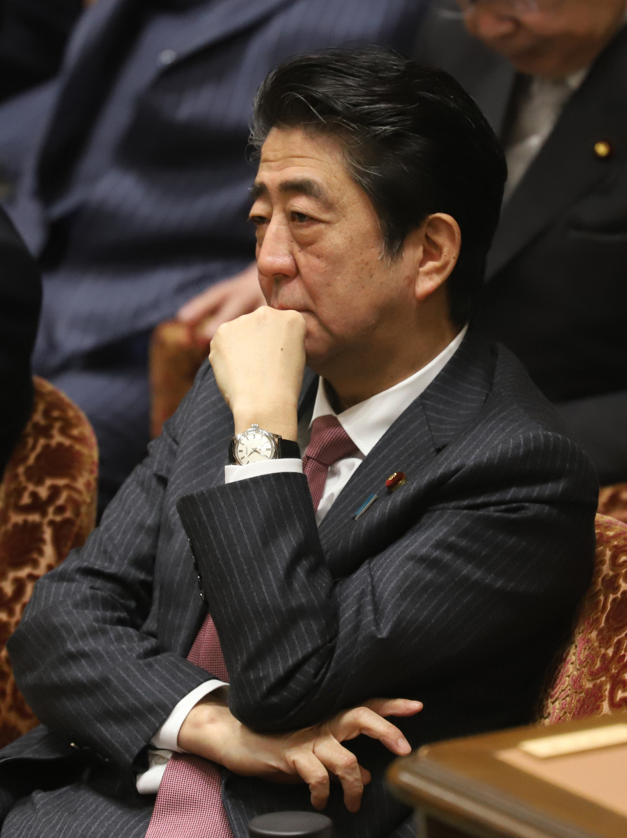 Shinzo Abe, japonský premiér.