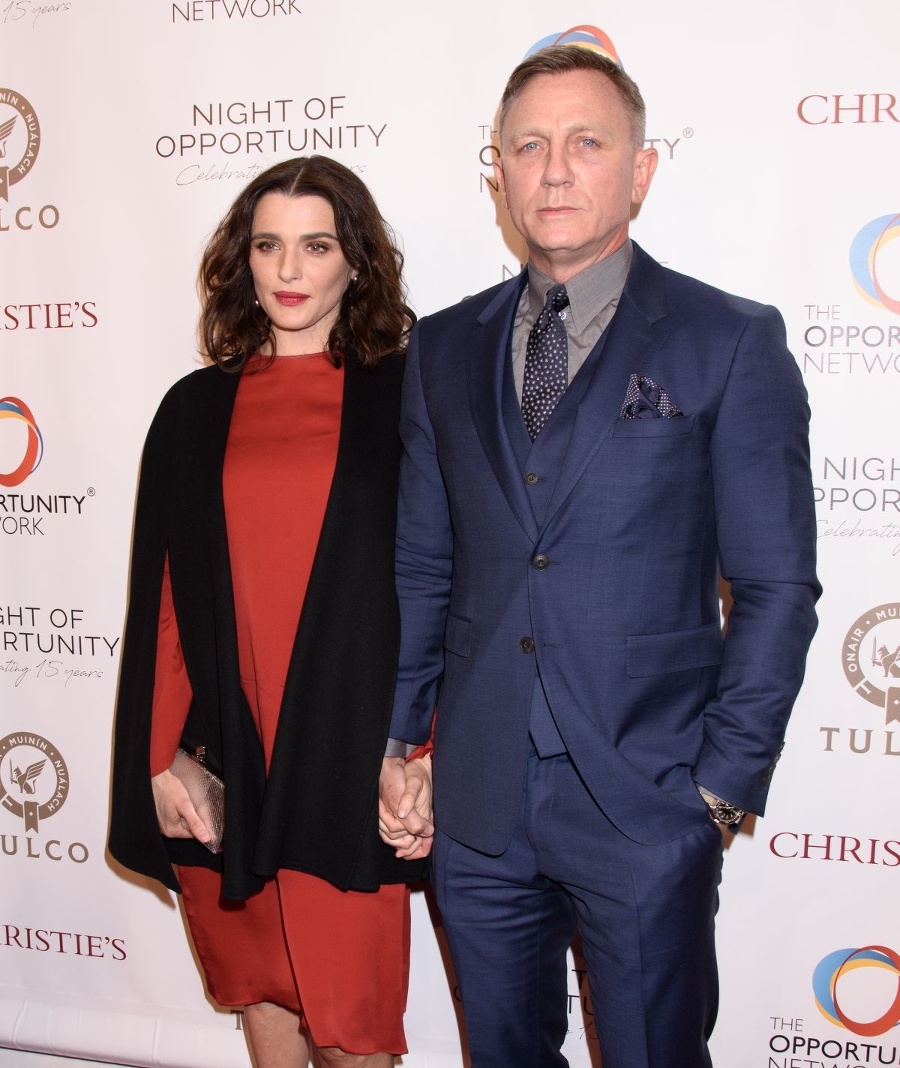 Rachel Weisz s manželom Danielom Craigom.