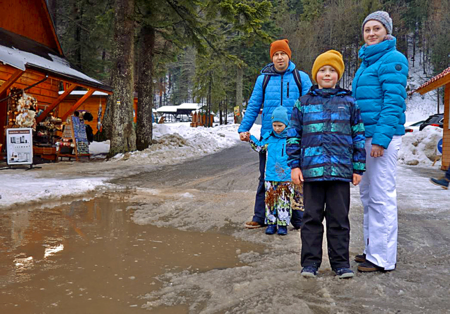 Nešťastní turisti: Rodinka z