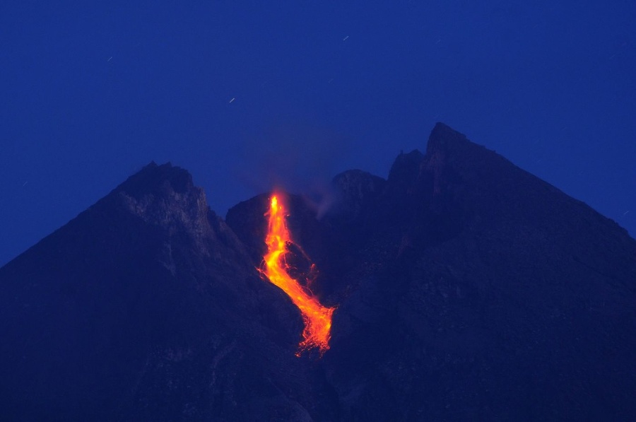 Indonézska sopka Merapi sa