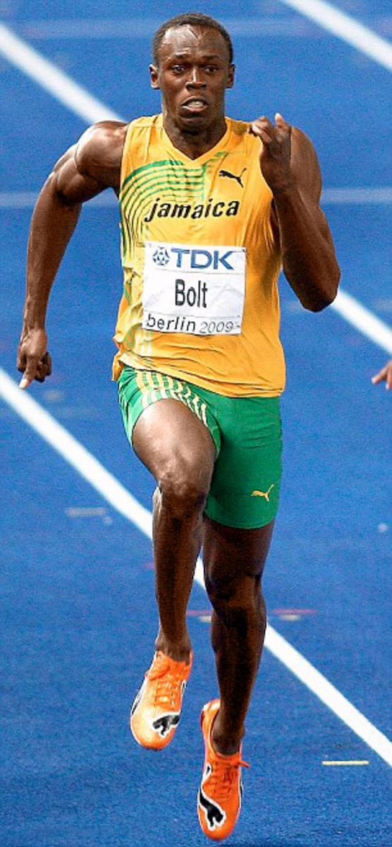 Jamajský blesk Bolt.