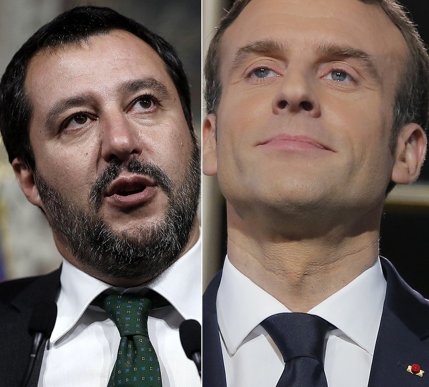 Salvini sa obul do Macrona. 