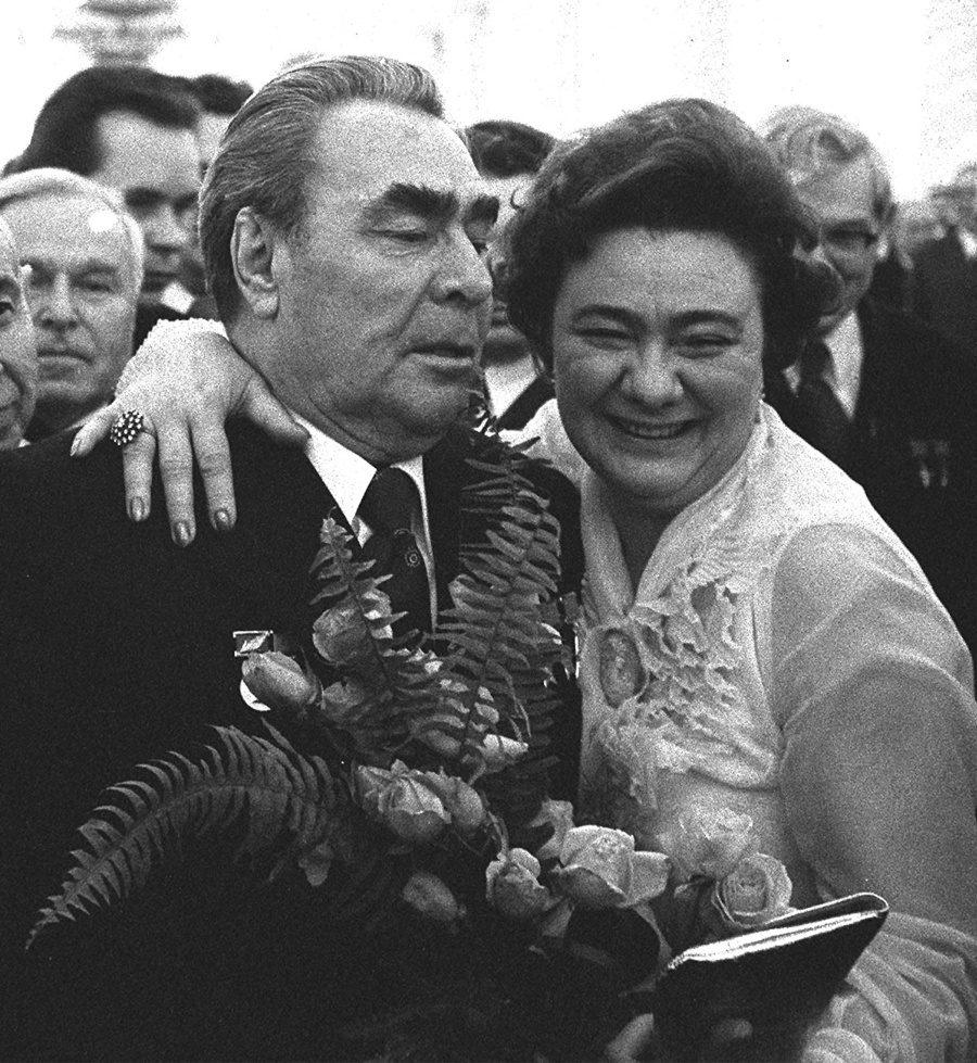 Leonid Brežnev s dcérou