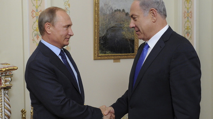 Putin s izraelským premiérom