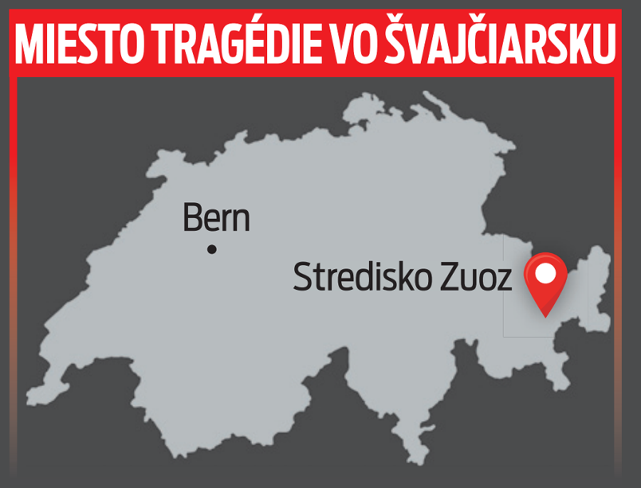 Miesto tragédie vo Svajčiarsku.