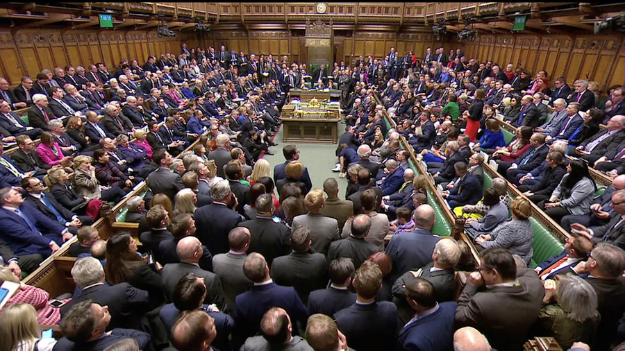 Pohľad na britský parlament
