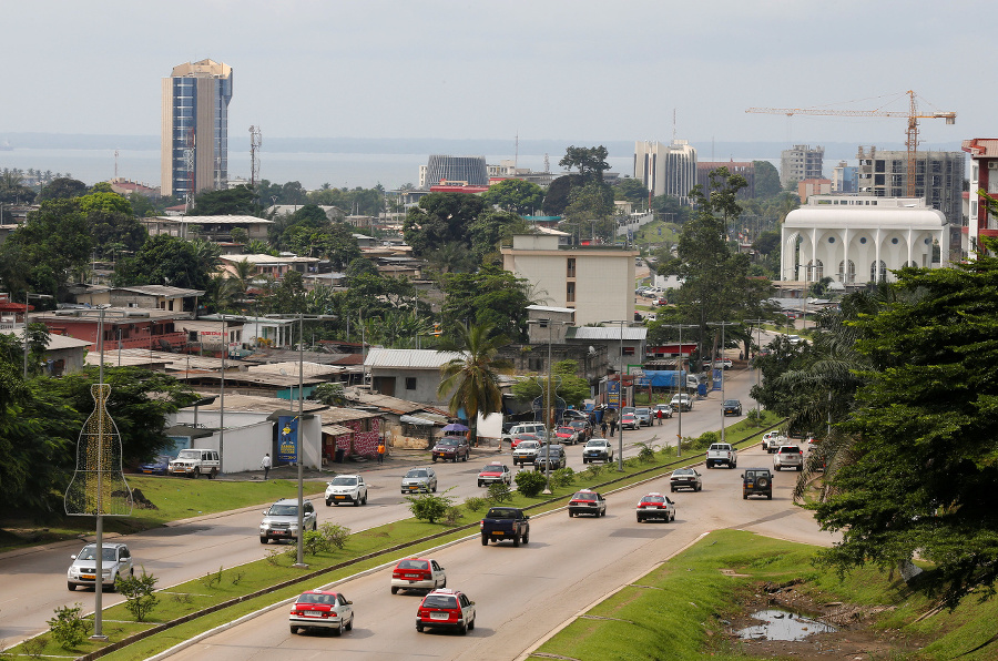 Africký štát Gabon. 