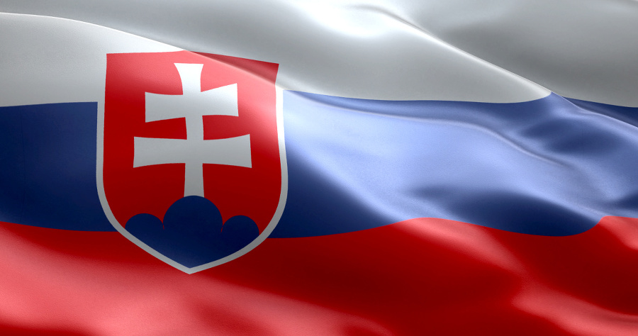 The flag of Slovakia